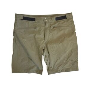 Norrona Bitihorn Tan Sandstone Mens Shorts Size Large